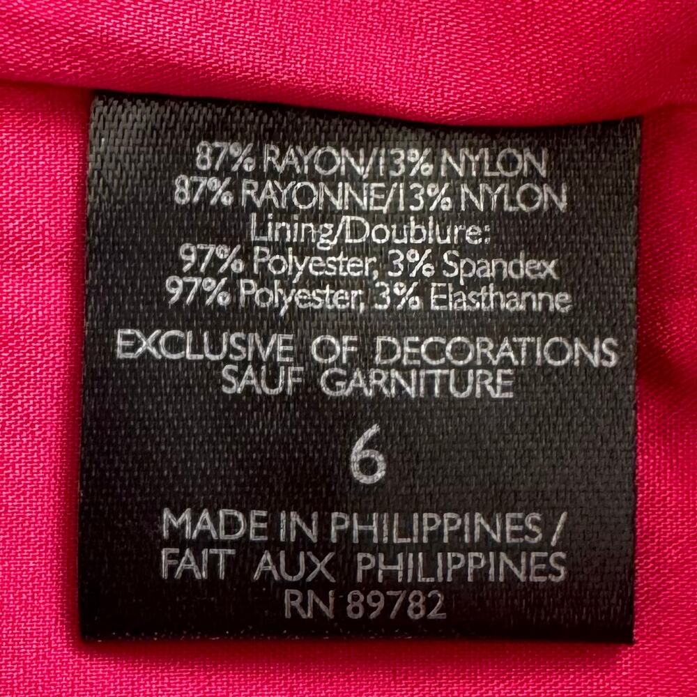Natori Pink Sheath Textured Short Dress size 6 NEW retail $169 - Picture 10 of 10